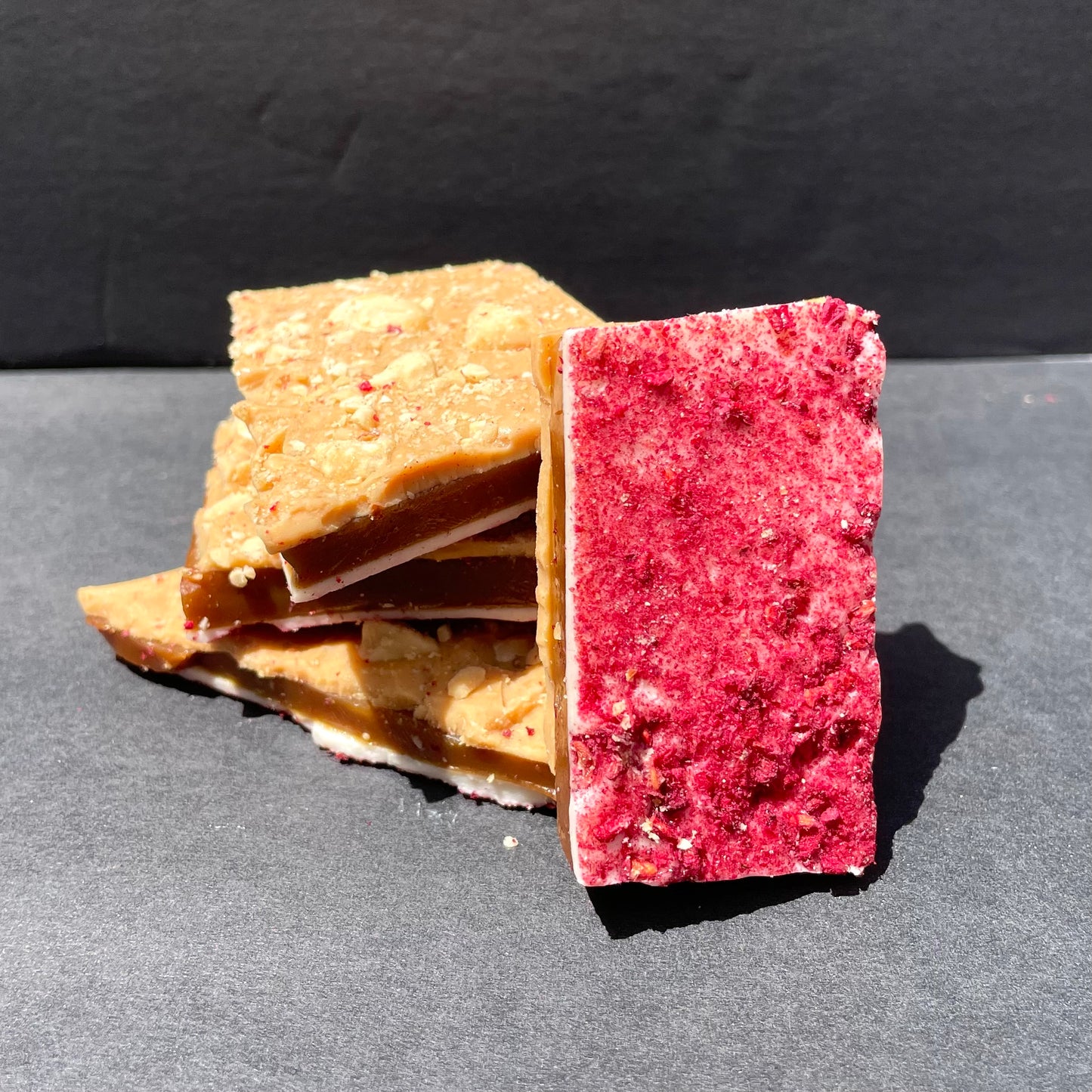 Peanut Butter and Jelly Toffee